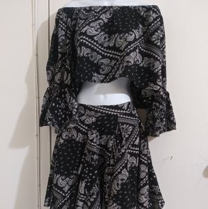 Women 2-piece skirt set
